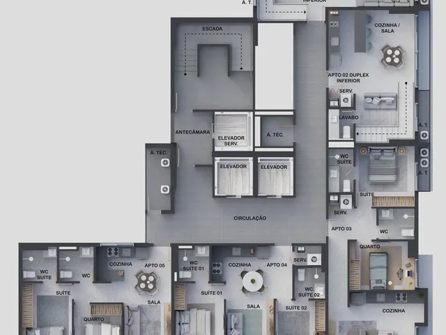 Imagem 4: Casa Altiplano Apartamento com 1 dormitório
