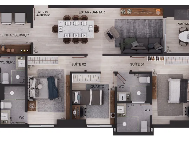 Imagem 5: Armorial Apartamento com 2 dormitórios