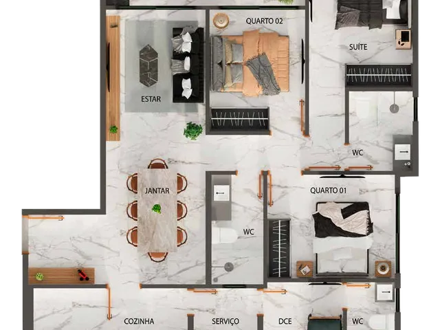 Imagem 7: Zion Apartamento com 3 dormitórios