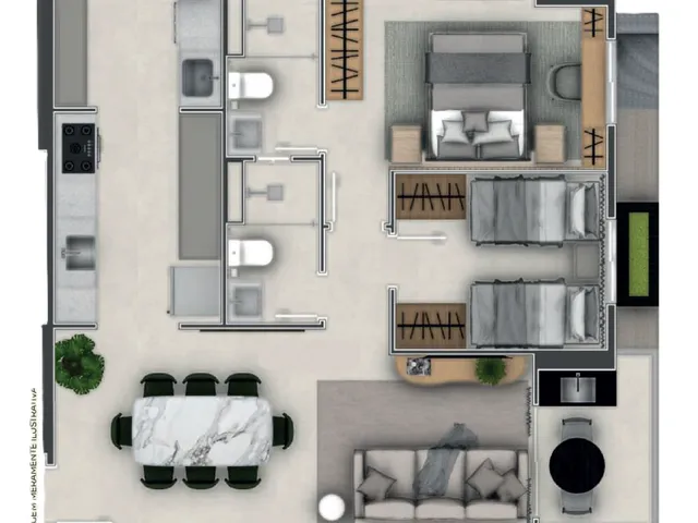 Imagem 4: Green Apartamento com 2 dormitórios