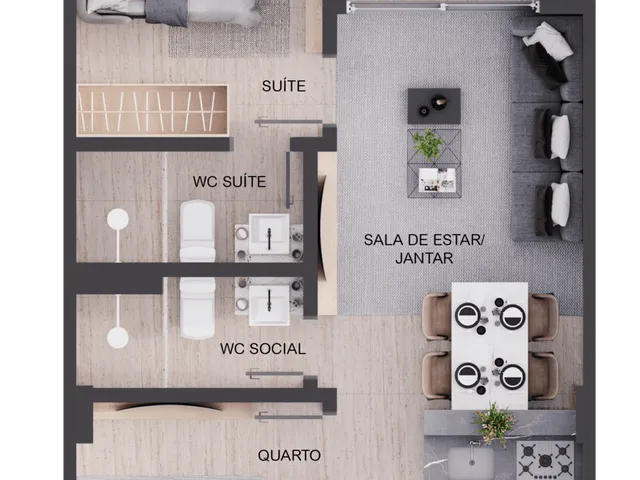 Imagem 7: Porto Oasi Apartamento com 3 dormitórios