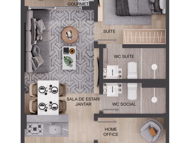 Imagem 8: Porto Oasi Apartamento com 3 dormitórios
