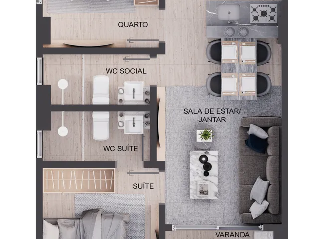 Imagem 9: Porto Oasi Apartamento com 3 dormitórios