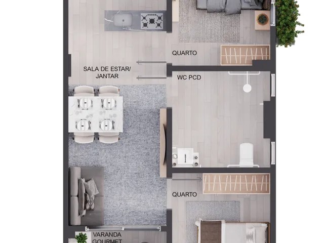Imagem 11: Porto Oasi Apartamento com 3 dormitórios