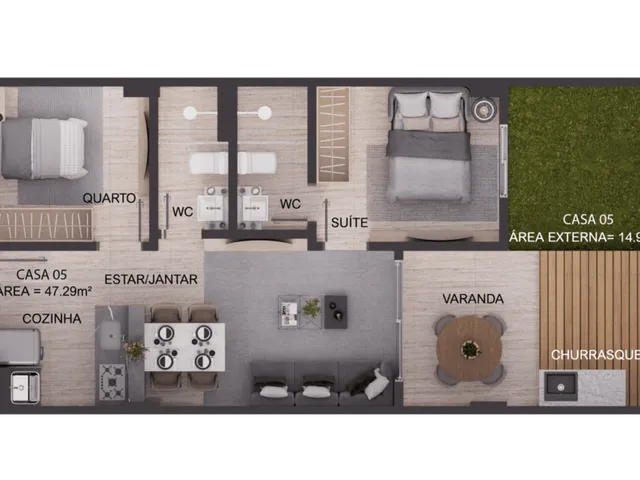 Imagem 16: Porto Oasi Apartamento com 3 dormitórios