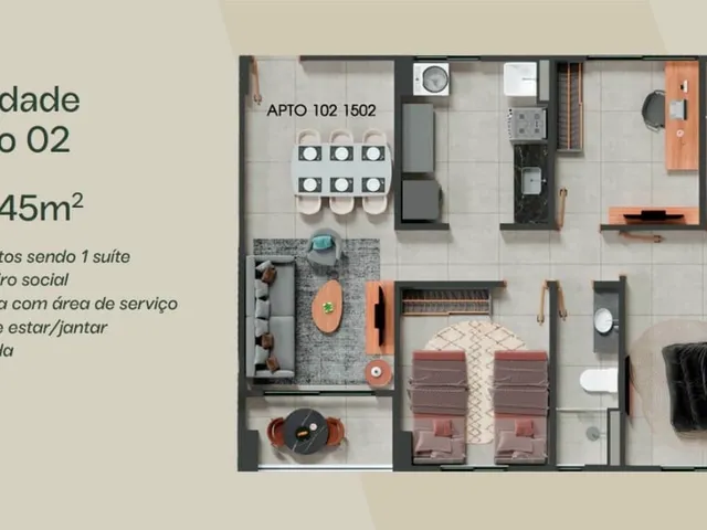Imagem 2: San Diego Apartamento com 3 dormitórios