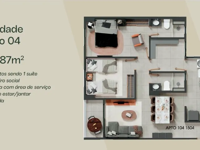 Imagem 5: San Diego Apartamento com 3 dormitórios