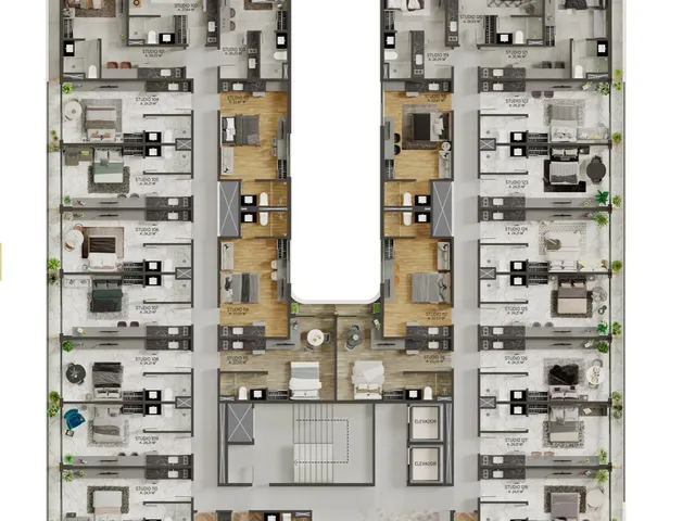 Imagem 2: Azimut Apartamento com 1 dormitório