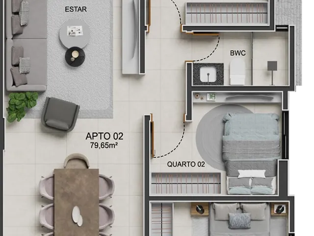 Imagem 5: Hampton Park Apartamento com 3 dormitórios