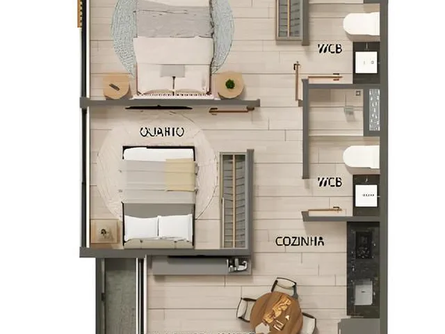 Imagem 10: 5S Oceania Apartamento com 1 dormitório
