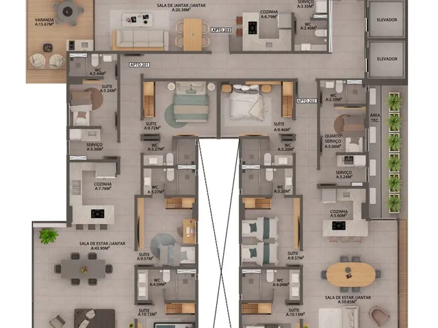 Imagem 3: Thai Apartamento com 3 dormitórios