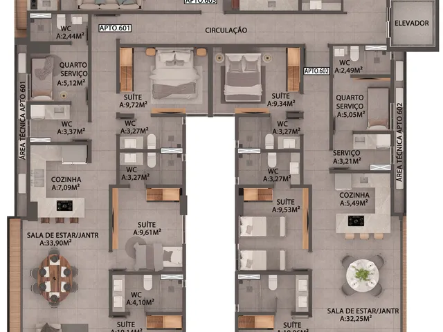 Imagem 5: Thai Apartamento com 3 dormitórios