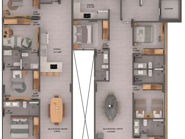 Imagem 6: Thai Apartamento com 3 dormitórios