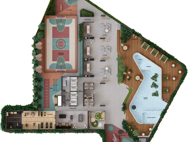Imagem 2: Eco Aeropark Apartamento com 3 dormitórios