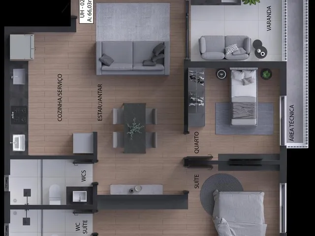 Imagem 4: Brooklin Apartamento com 2 dormitórios