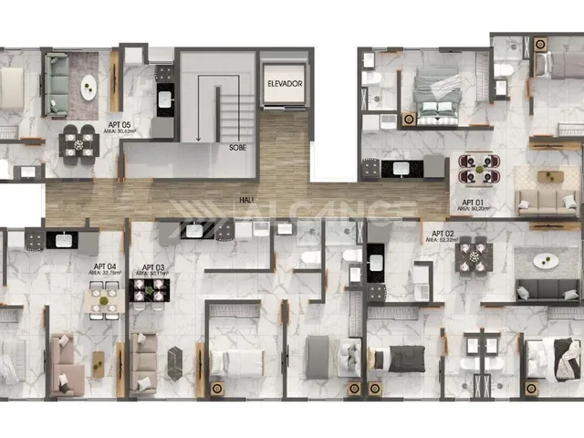 Imagem 16: Apto - 2 Quartos - 1 Suíte - 52,32 m² - Brisamar, João Pessoa/PB