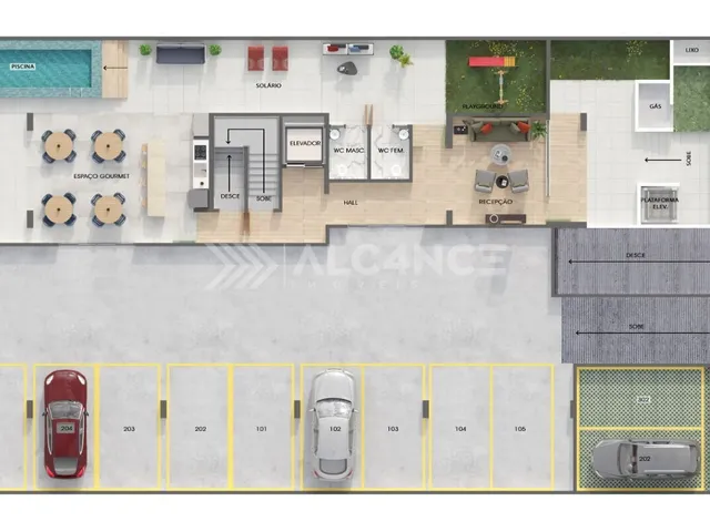 Imagem 8: Apto - 2 Quartos - 1 Suíte - 52,32 m² - Brisamar, João Pessoa/PB