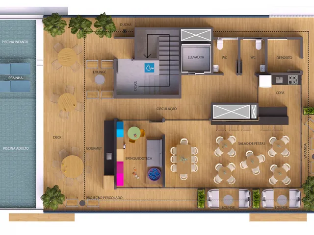 Imagem 2: EQ Ocean Apartamento com 3 dormitórios