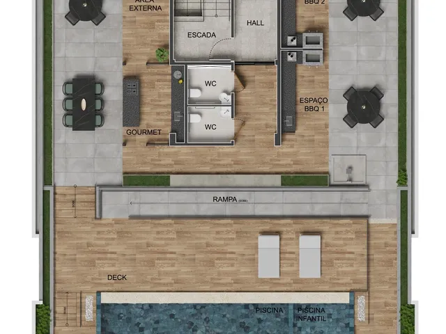 Imagem 14: Samá Ocean Apartamento com 2 dormitórios