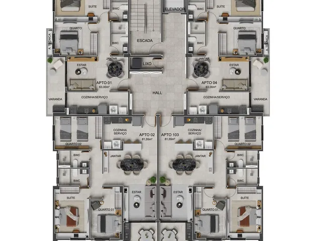 Imagem 9: Apartamento à venda no bairro Poço - Cabedelo/PB
