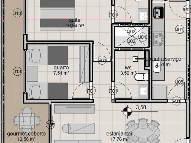 Imagem 5: Urban Blue View Apartamento com 3 dormitórios