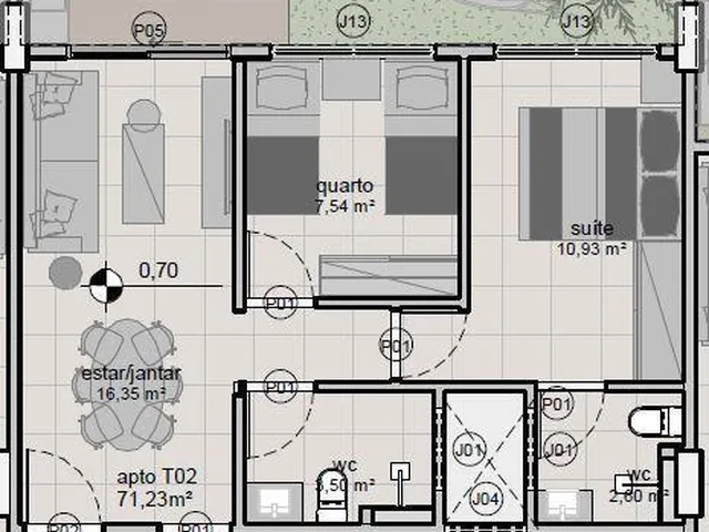 Imagem 6: Urban Blue View Apartamento com 3 dormitórios