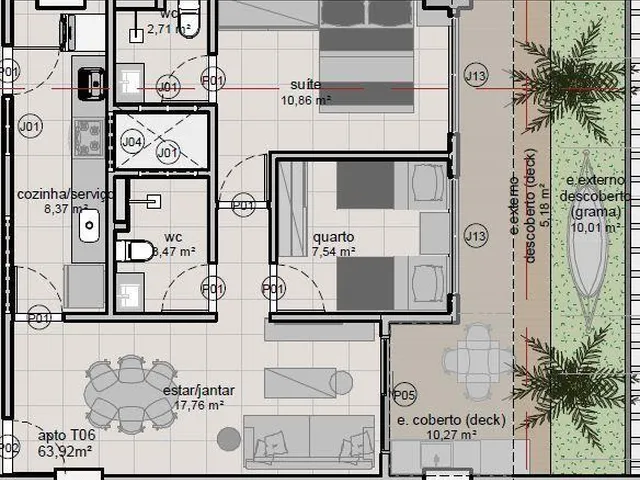 Imagem 8: Urban Blue View Apartamento com 3 dormitórios