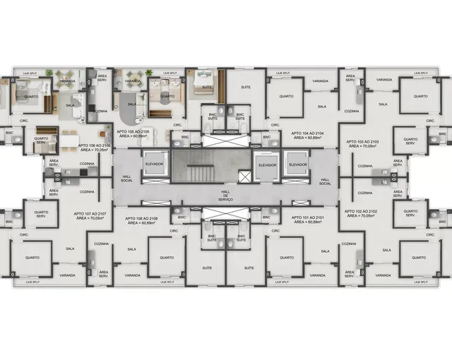 Imagem 4: Mood Epitácio Apartamento com 3 dormitórios