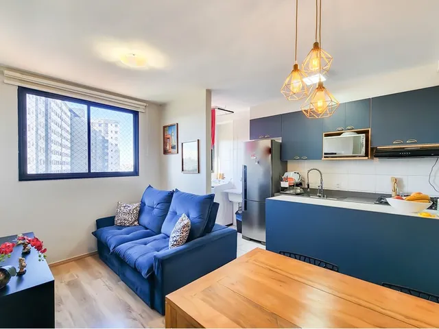 Imagem: O apartamento possui 2 Dormitórios, 1 Banheiro, 1 Vaga na