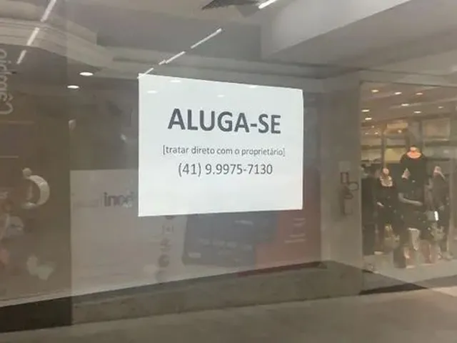 Imagem: Loja Galeria Minerva Centro Curitiba, 90M2