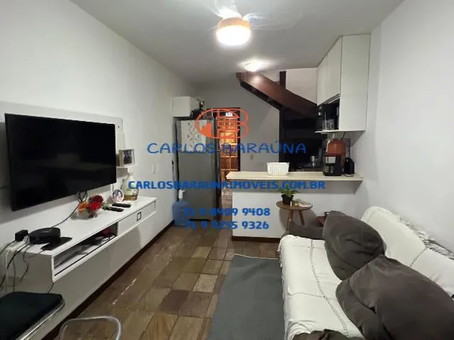 Imagem 2: Apartamento duplex 1 quarto com suíte condomínio com piscina Stella Maris