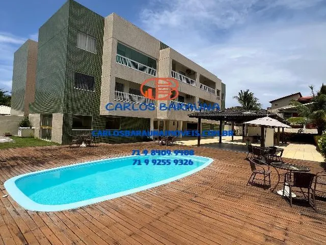 Imagem 5: Belo apartamento 1 quarto 1/4 com varanda em condominio com piscina stella maris ipitanga