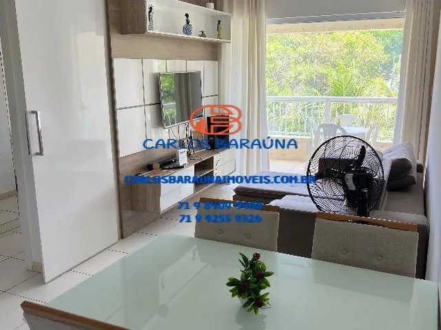 Imagem 3: Belo apartamento 1 quarto 1/4 com varanda em condominio com piscina stella maris ipitanga