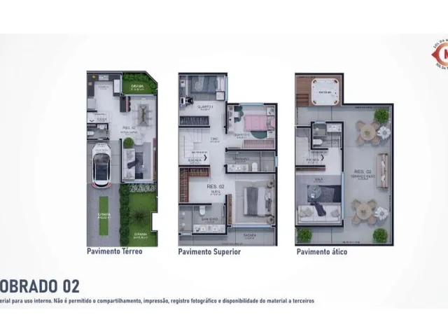 Imagem 5: Tripléx de Alto Padrão com 3 Quartos - No Bairro Portão em Curitiba