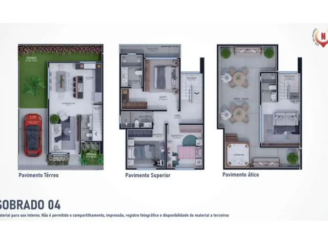 Imagem 11: Tripléx de Alto Padrão com 3 Quartos - No Bairro Portão em Curitiba