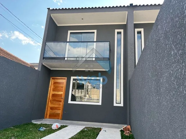 Imagem: Sobrados em fase inicial de construção