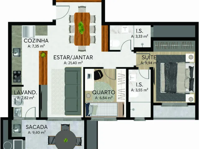 Imagem 3: APARTAMENTO RESIDENCIAL em Curitiba - PR, Bacacheri