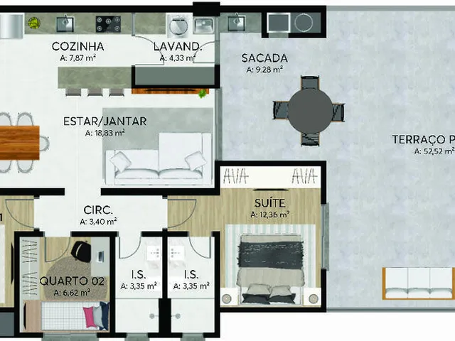 Imagem 6: APARTAMENTO RESIDENCIAL em Curitiba - PR, Bacacheri