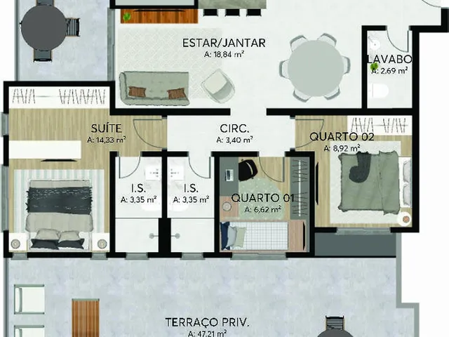 Imagem 10: APARTAMENTO RESIDENCIAL em Curitiba - PR, Bacacheri