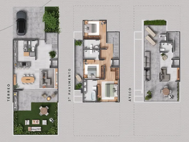 Imagem 3: Casa Residencial em Curitiba - Pr, Campo Comprido
