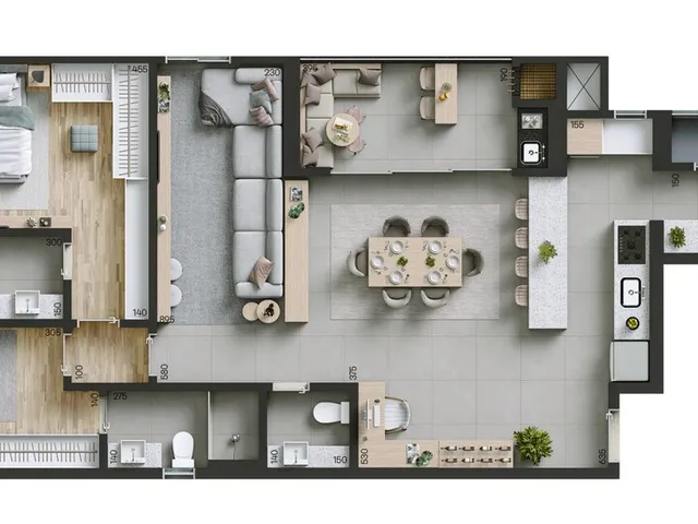 Imagem 10: Lançamento apto à venda em Curitiba-PR, na Vila Izabel: 3 quartos, 1 suíte, 3