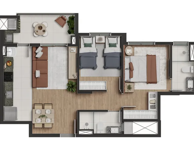 Imagem 5: Apartamento em construção para entrega jun/ 2028 à venda em Curitiba-PR, Campo