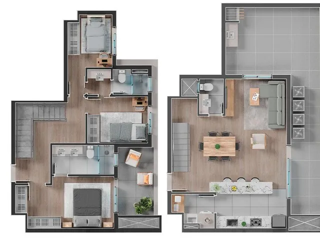 Imagem 16: Lançamento Apartamento à venda em Curitiba-PR, Campo Comprido: 3 quartos, 2 suítes, 4