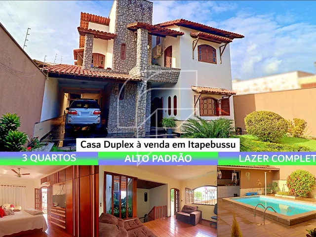 Imagem 1: Casa Duplex à venda, 5 quartos, lazer completo, 2 suítes, 3 salas, a poucos minutos da