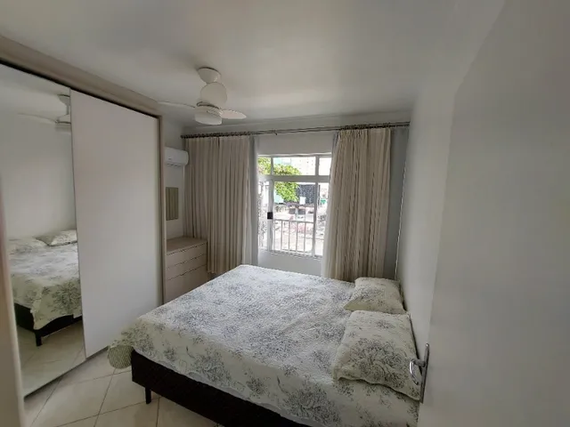 Imagem 7: Apartamento com 2 dormitorios na quadra do mar com split nos quartos e na Sala - Wifi