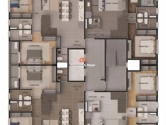 Imagem 3: Lançamento no Centro de São Leopoldo! Apartamentos - coberturas à venda no Piazza
