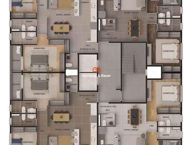 Imagem 4: Lançamento no Centro de São Leopoldo! Apartamentos - coberturas à venda no Piazza