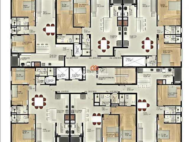 Imagem 8: Apartamento na Planta com Churrasqueira e Suíte em Estância Velha - Centro