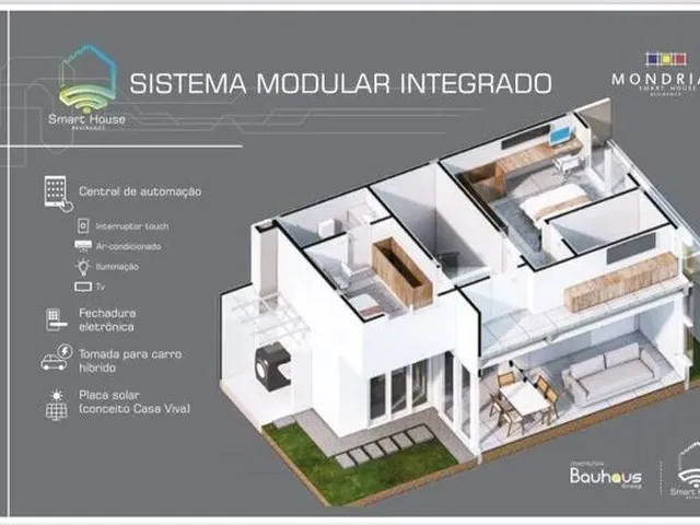 Imagem 15: Mondrian Smart House Residence, Casas Inteligentes de 3 Quartos, 1 Suite