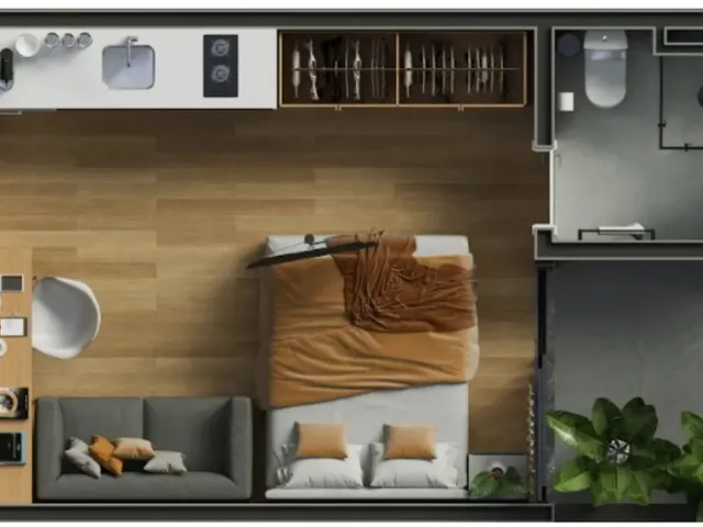 Imagem 12: Zurich - Studio à venda no Bacacheri –27m². Próximo à Base Aérea. Entrega 09/27